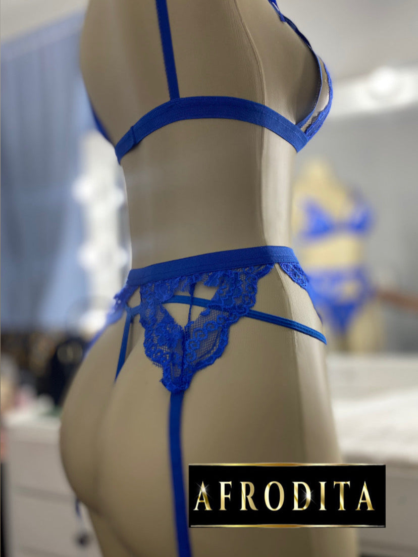 SET AZUL 3 PIEZAS CON TANGA