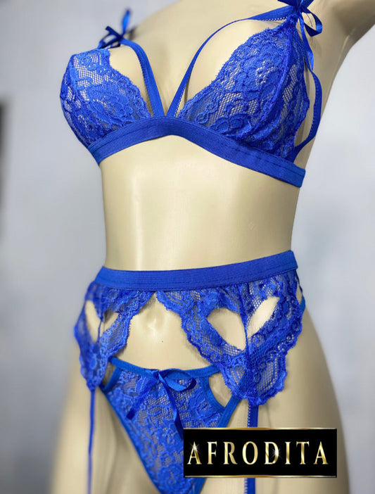 SET AZUL 3 PIEZAS CON TANGA